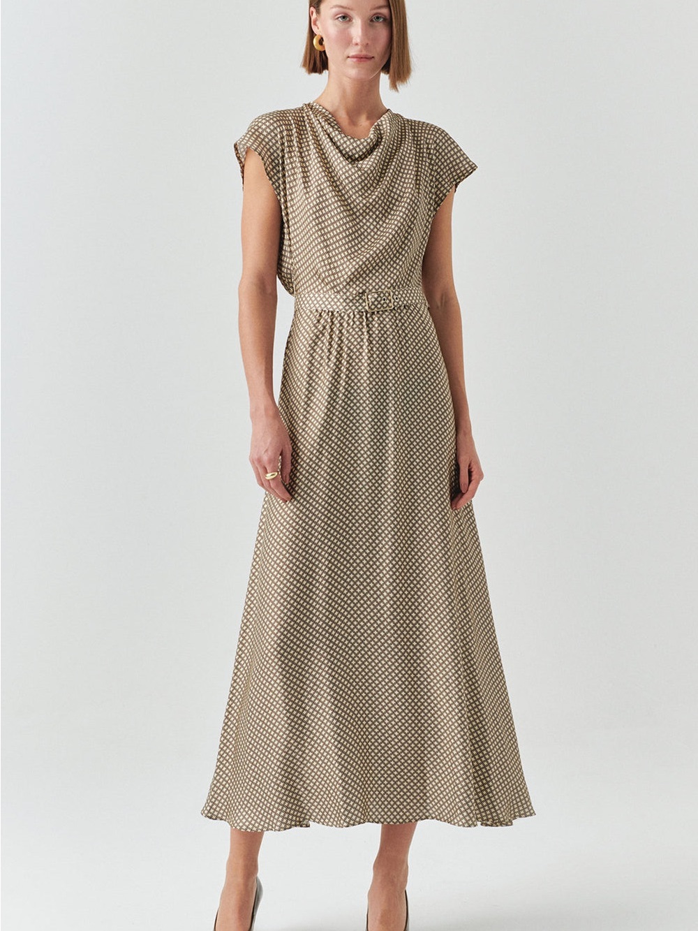 Exquise Leslie Midi Dress – Multi Color – Size 2 NWT